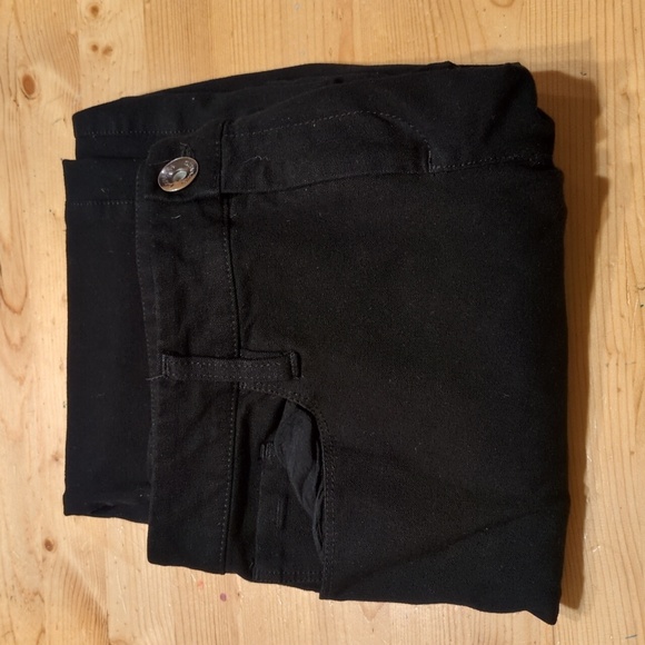 Banana Republic Sloan Trousers • High Waist Straight Leg Pants • Black Stretch - Picture 15 of 15